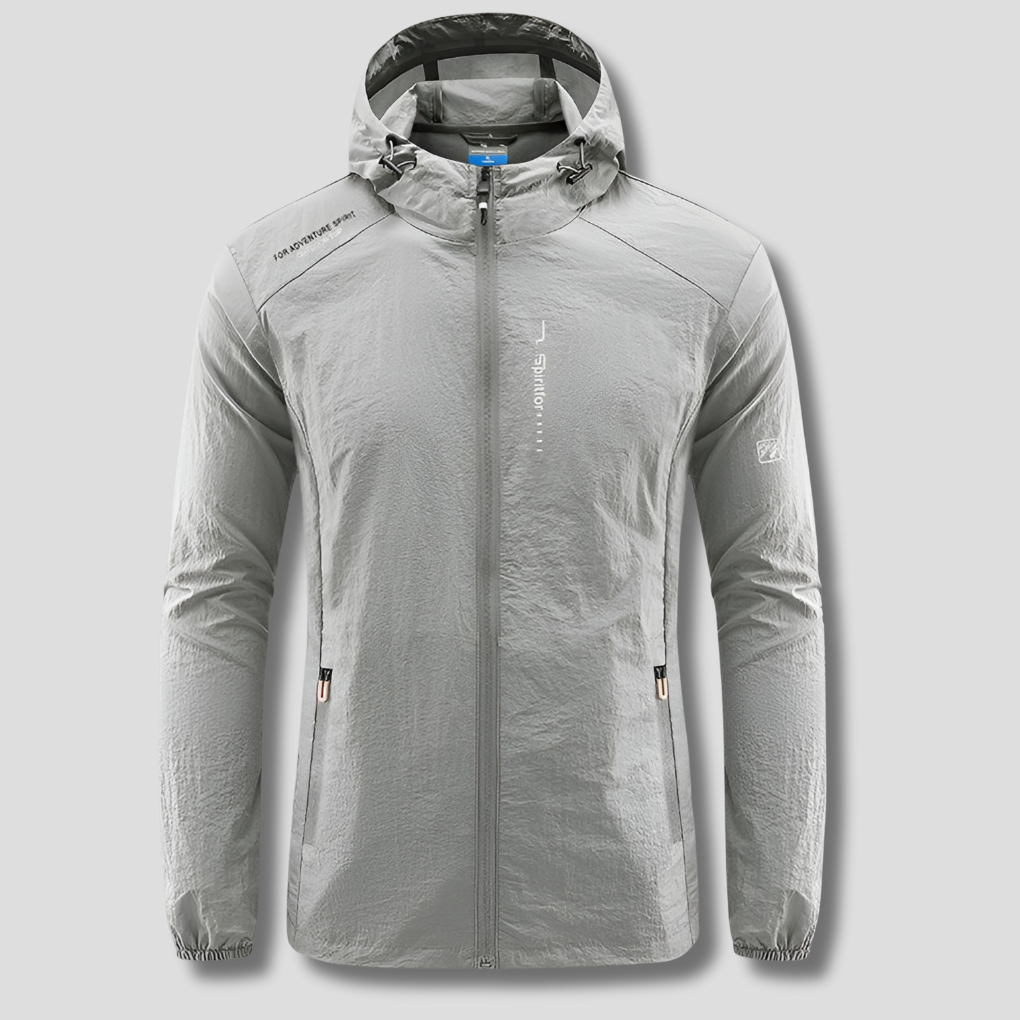 Ultralichte, wind- en zonbestendige zomerjas met capuchon voor heren