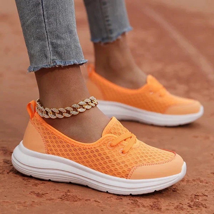 Dames schoenen met zachte zool en mesh voor orthopedisch comfort