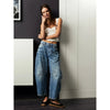 Denim Jeans Met Wijde Pijpen Dames