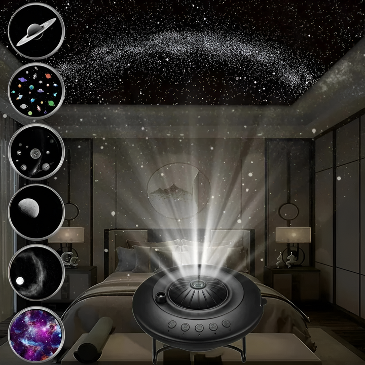 Galaxy-projector met planetarium-effecten