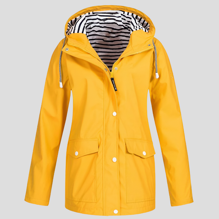 Waterdichte en winddichte capuchonjas voor dames