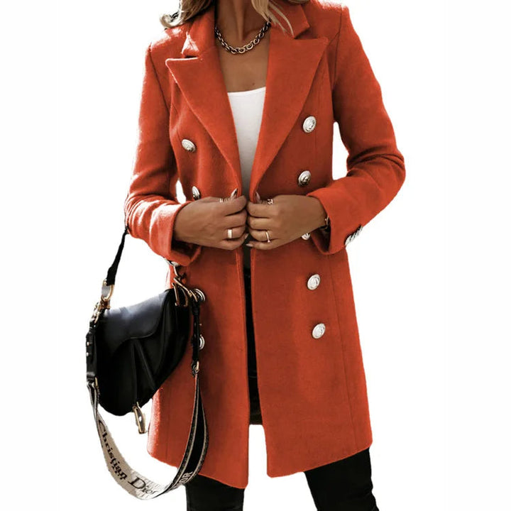 LuxeWool – Lange Manteljas Dames