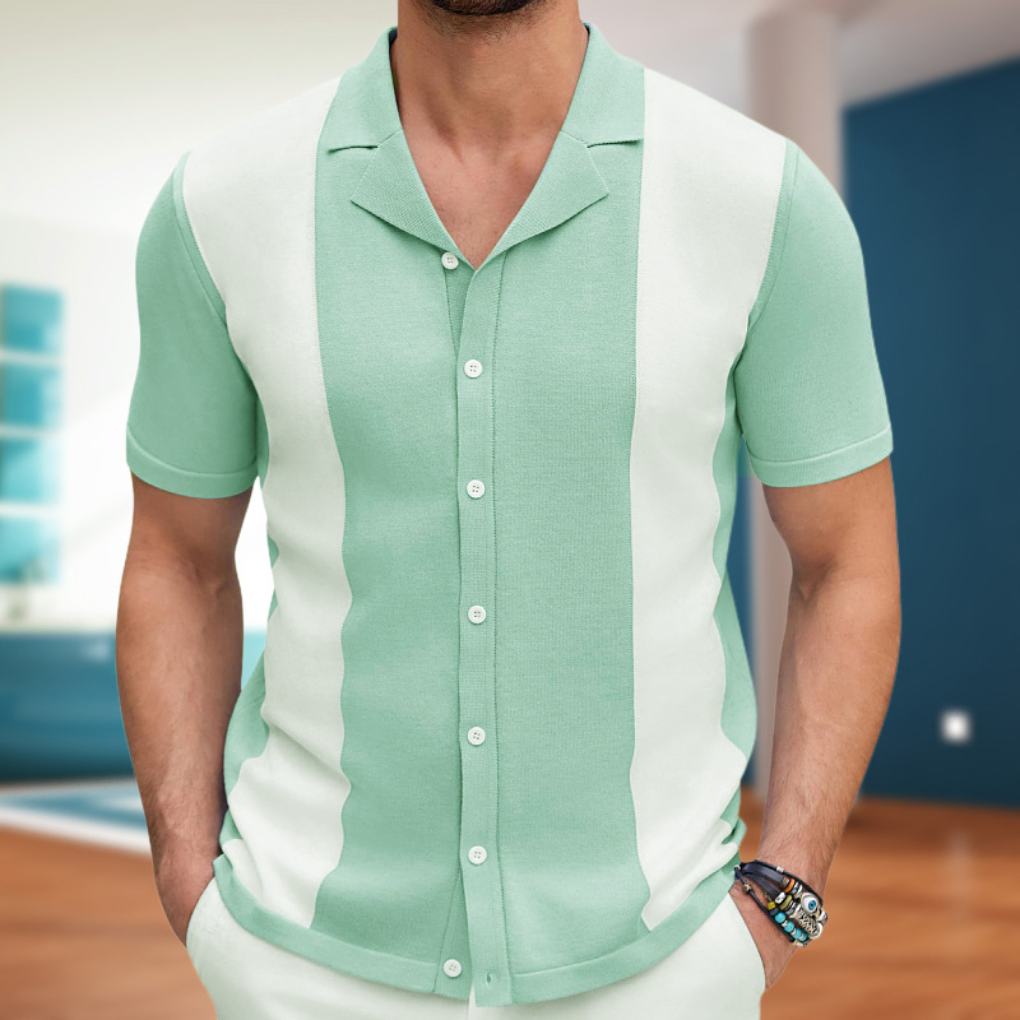 Elegant katoenen casual overhemd voor heren