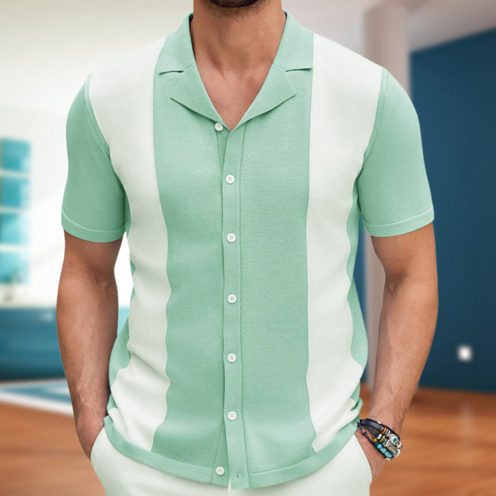 Elegant katoenen casual overhemd voor heren