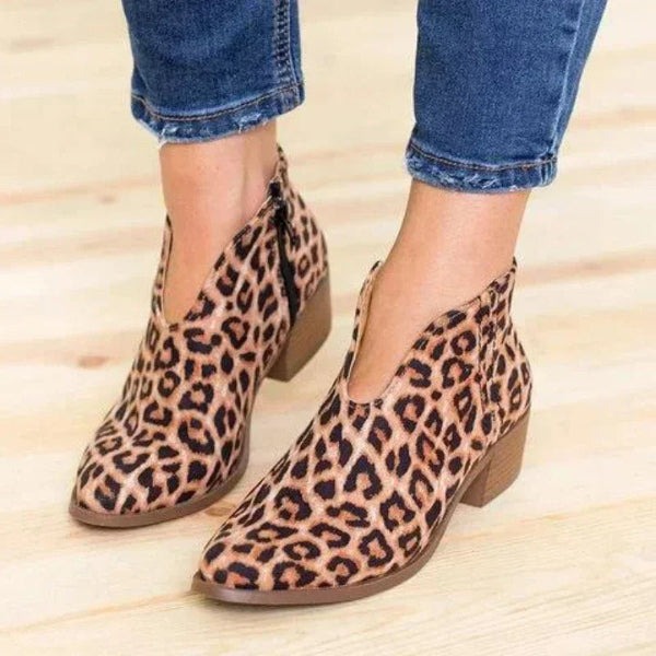 Elegante Suède Enkelboots