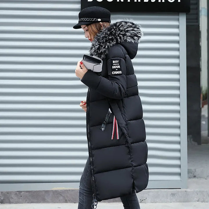 Dames Winter Parka met Bontkraag