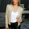 Elegante glittercardigan met lange mouwen