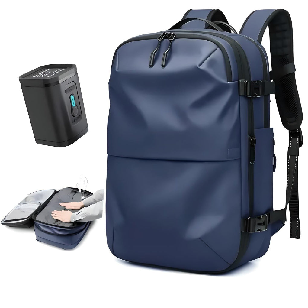 Handbagage compressierugzak – lichtgewicht, veilig en ideaal voor korte reisavonturen