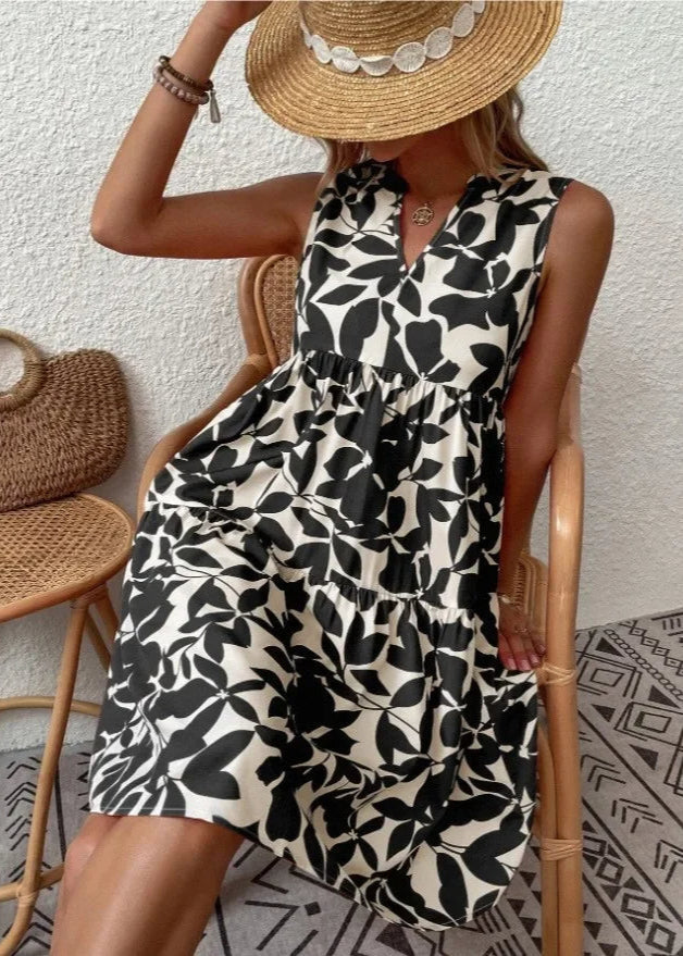 Elsie – Elegante Zomerjurk met V-hals