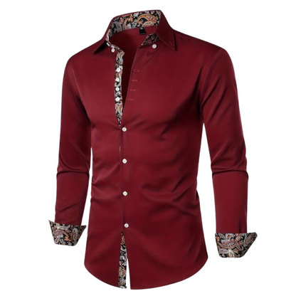 Stijlvol Modern Overhemd, Party Blouse Voor Heren - Julian