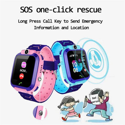 Kinder GPS-horloge met Belfunctie - Real-time Locatie, Routegeschiedenis & Veiligheidszones - SafeZone 2.0