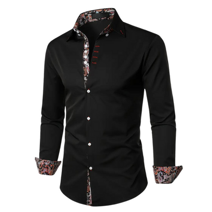 Stijlvol Modern Overhemd, Party Blouse Voor Heren - Julian