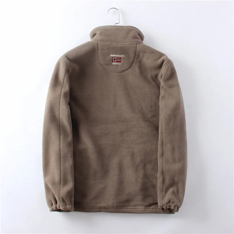 Heren Dubbellaags Fleece Winterjas - Levi
