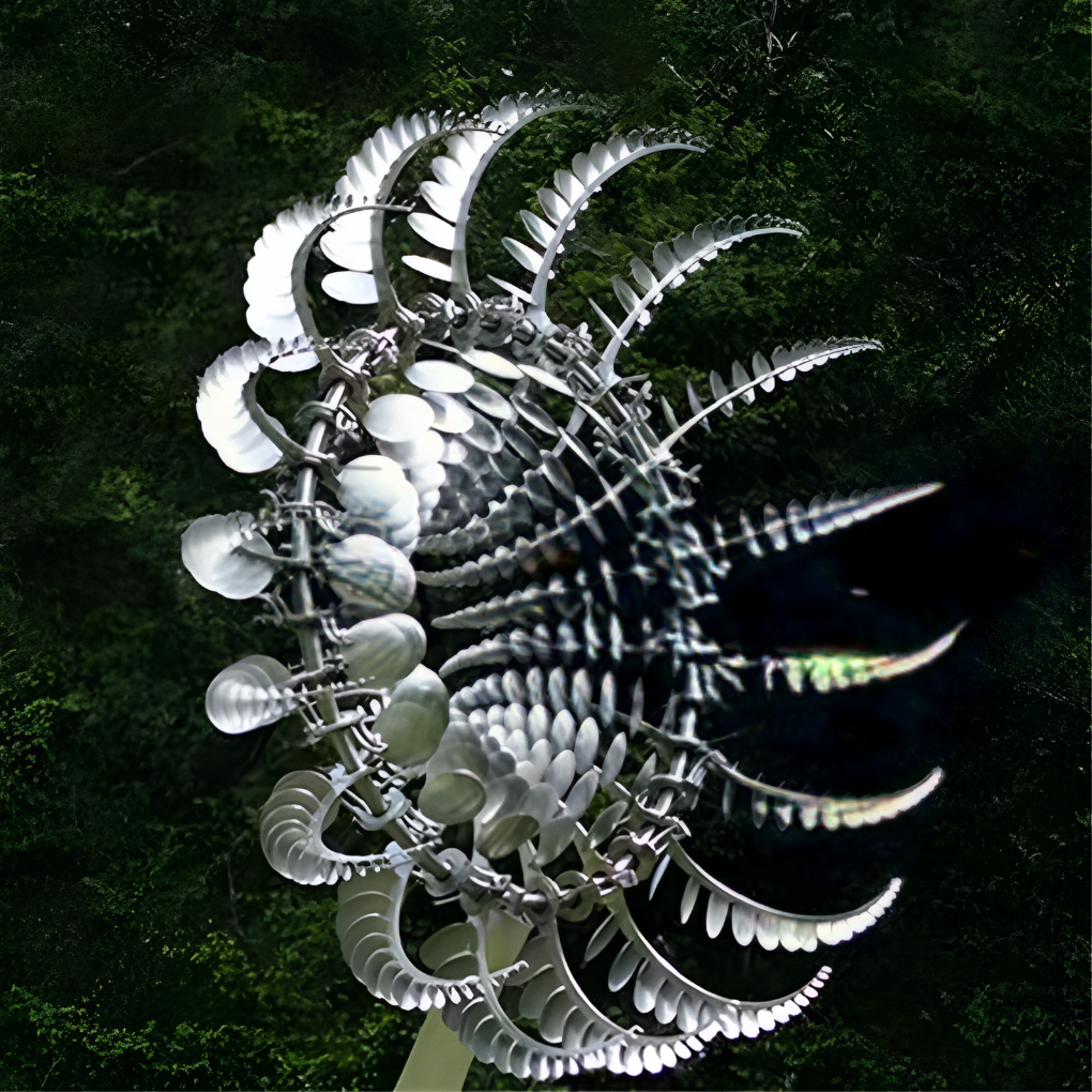 Nieuwe anti-roest magische metalen windmolen