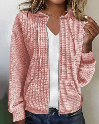 Jolanda - Casual Vest Met Zakken Voor Dames