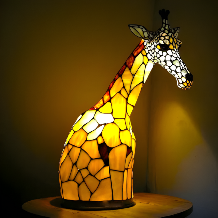 Sculpturaal ontwerp artistieke glazen tafellamp