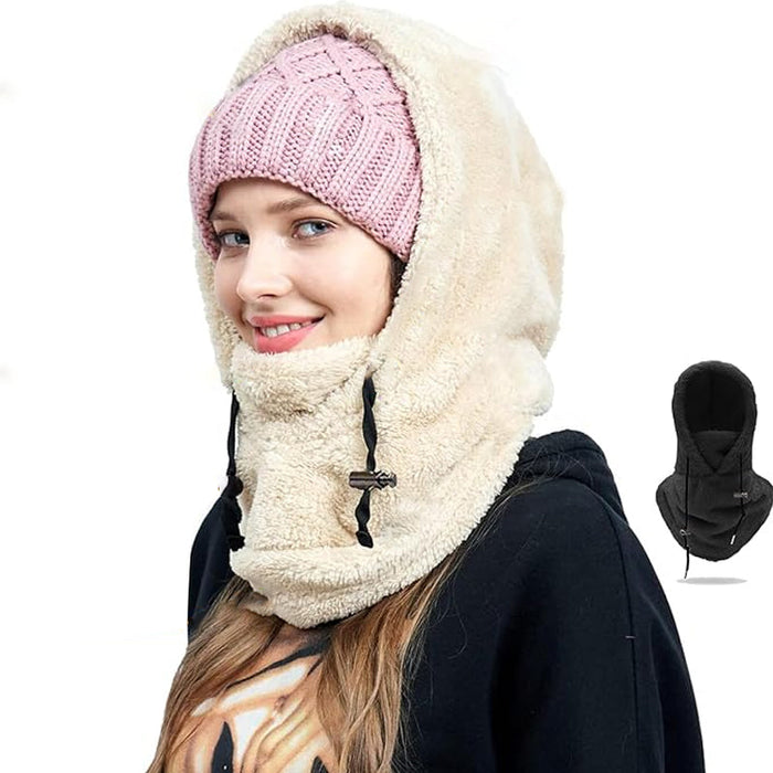 NordElle - 3-in-1 sherpa Wintermuts - Warm, Water- En Winddicht Multifunctioneel