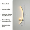 Nordic LED Wandlamp - Strakke Strepen Muurverlichting voor Slaapkamer, Woonkamer, Studeerkamer en Trap