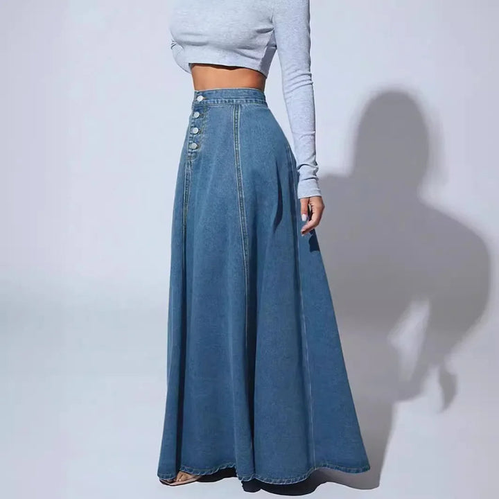 Dames Denim Rok