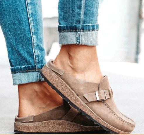 orthopedische dames instappers met sluiting chique elegant comfortabel voetondersteunend loafers