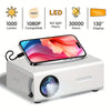 Mini Beamer HD 720P – Snelle Focus, Draagbare Projector Compatibel met Android/iOS/Windows & TV Sticks – Voor Thuisbioscoop & Kantoor