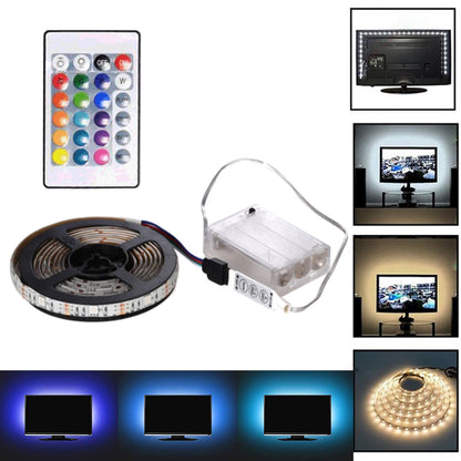 GlowStrip RGB LED Strip Licht – Waterdichte TV Achterverlichting met Afstandsbediening (1m, 2m, 3m)