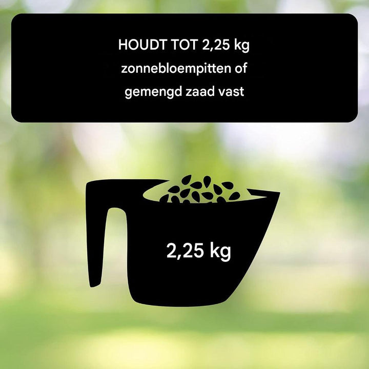 Eekhoornbestendige vogelvoederbak