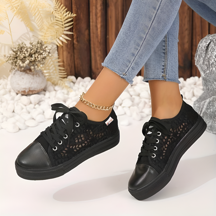 Casual mode kanten sneakers