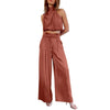 Liora - 2-delige zomerset met crop top en wijde broek