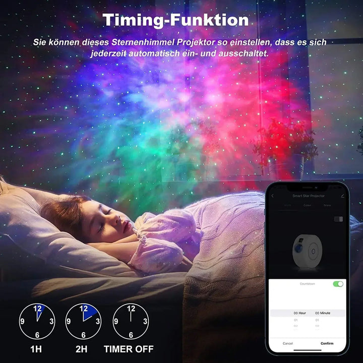 AuroraSmart - Wifi Galaxy Projector met Spraakbesturing en App Controle