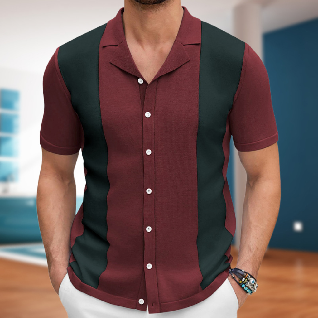 Elegant katoenen casual overhemd voor heren