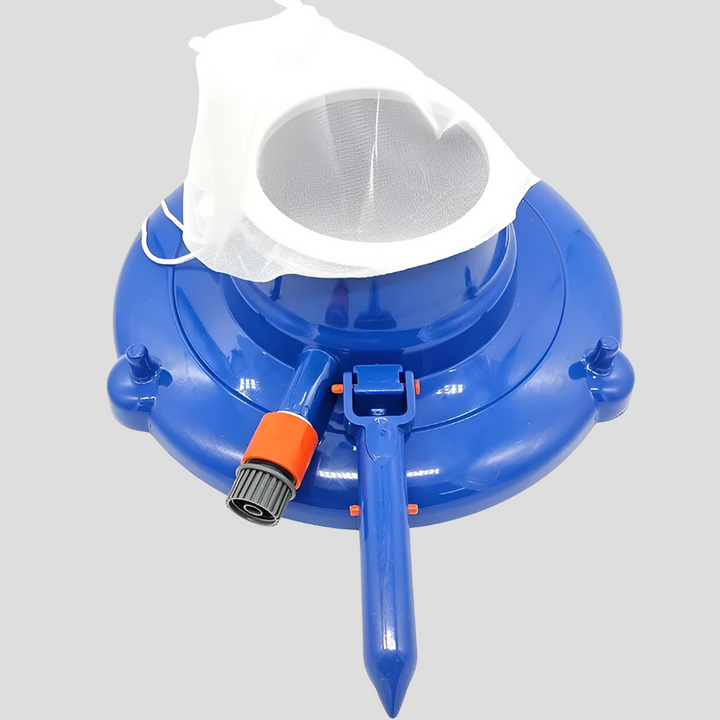 Handmatige zwembadstofzuiger met straalreiniger