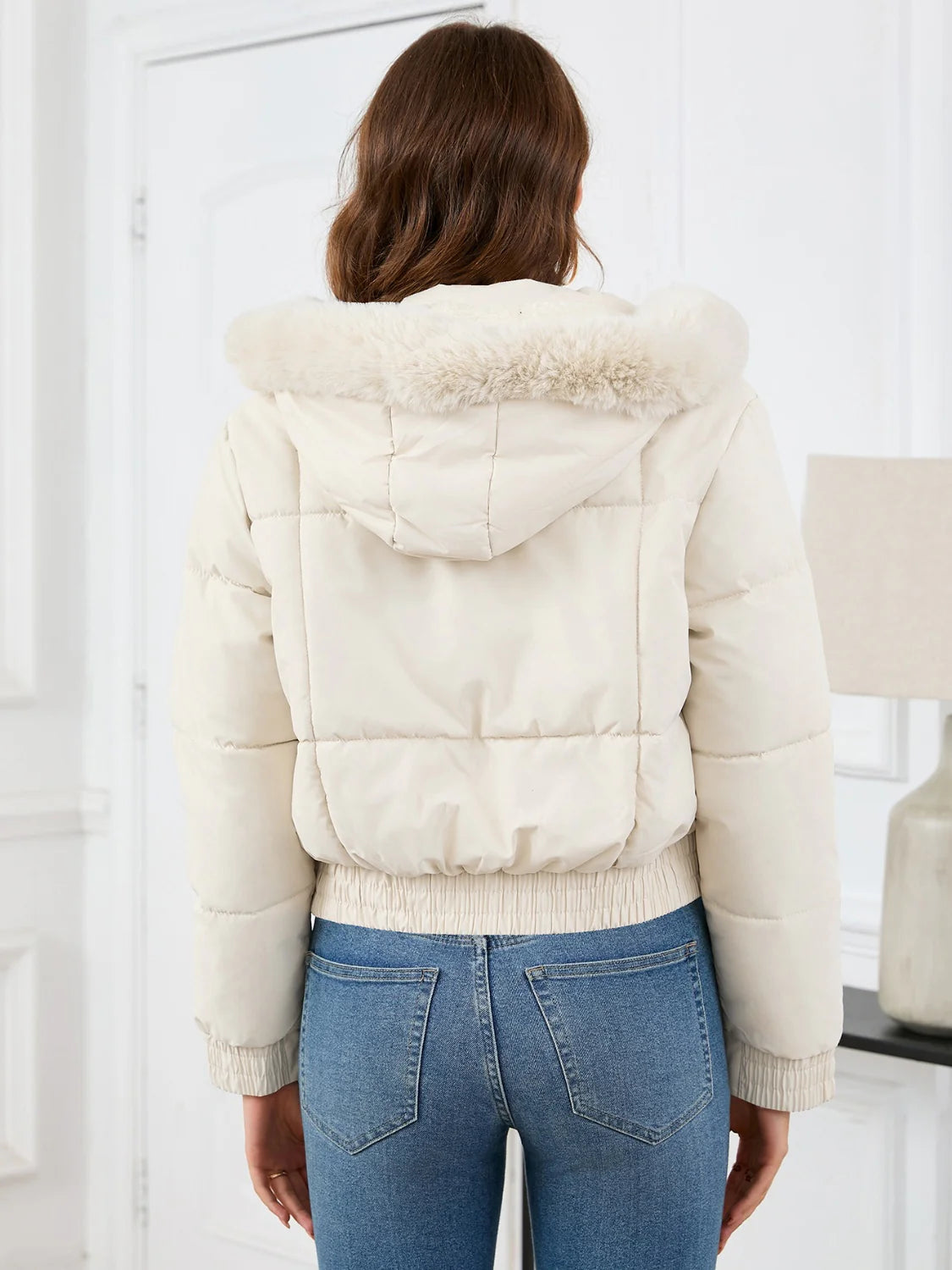 Stijlvolle Cropped Winterjas Voor Dames - Ella