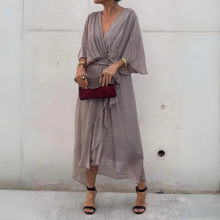 Elegante, lichtgewicht wikkeljurk voor dames