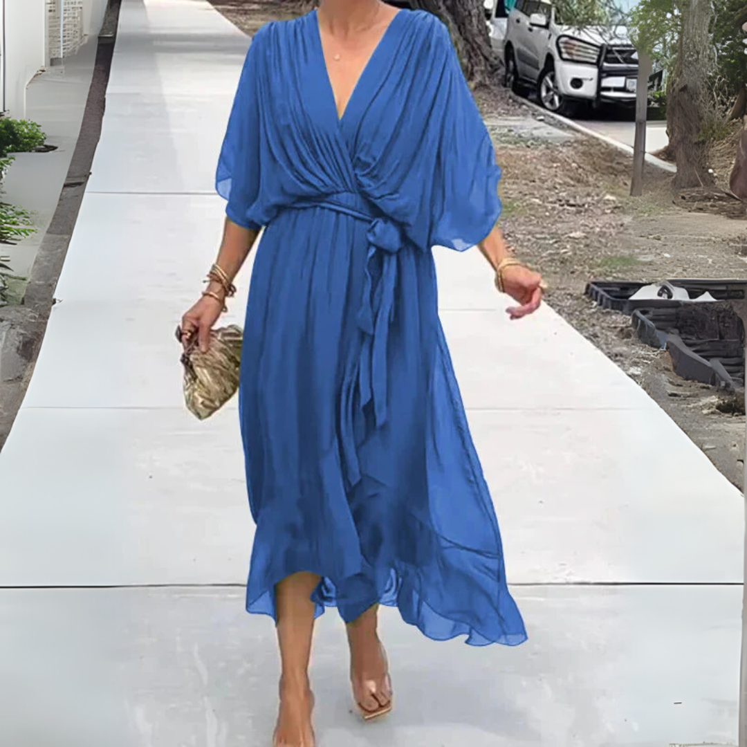 Elegante, lichtgewicht wikkeljurk voor dames