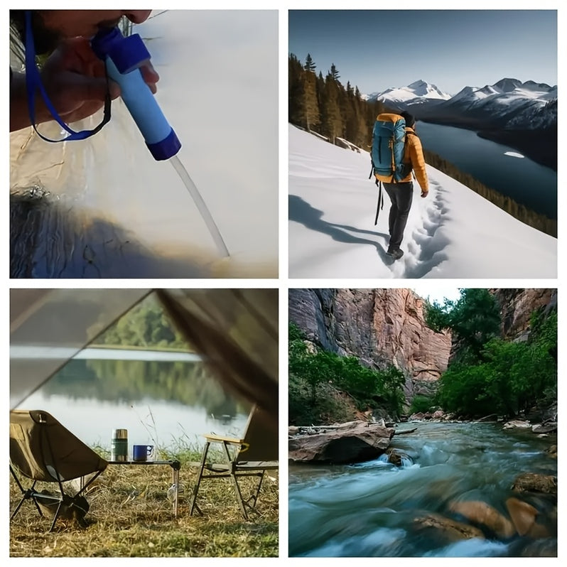 AquaPure Straw - Compact en Efficiënt Waterfilter voor Schoon Drinkwater