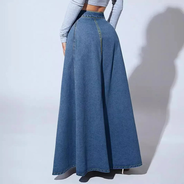 Dames Denim Rok