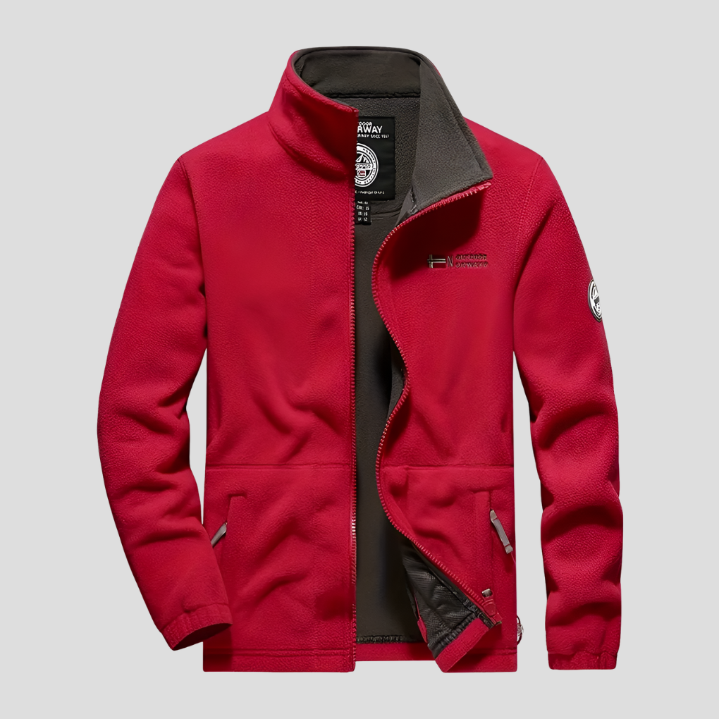 Casual outdoor fleece voor heren