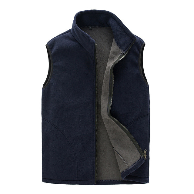 Warm Fleece Vest Bodywarmer Dames, Zachte Stof Met Ritssluiting & Kraag comfortabel winter tussenjas vest dames vrouwen
