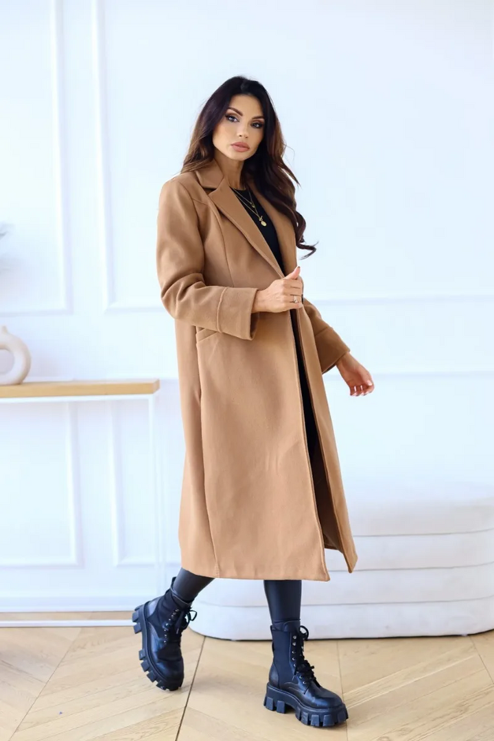 Alissa - Chique Trenchcoat Met Getailleerde Pasvorm damesjas lang comfortabel chique