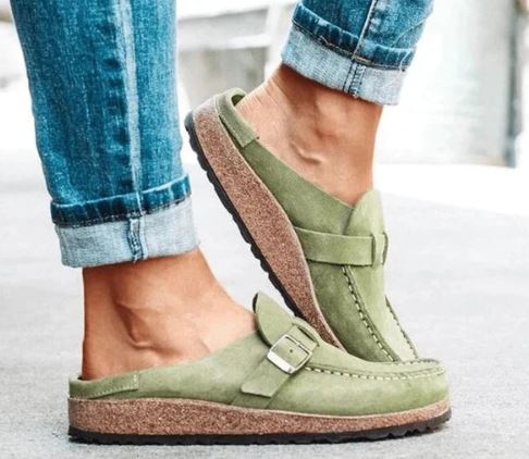 orthopedische dames instappers met sluiting chique elegant comfortabel voetondersteunend loafers