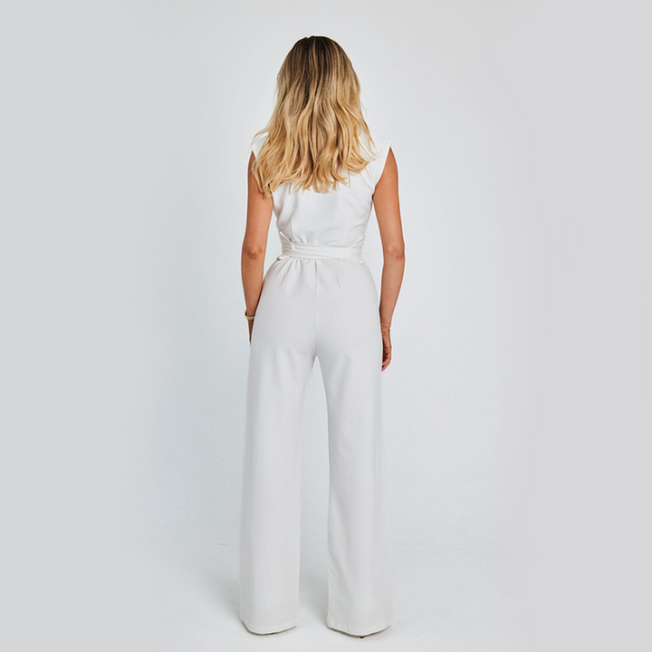 Elegante Mouwloze Jumpsuit voor Vrouwen