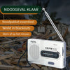 Compacte AM/FM Radio - Draagbaar met Stereo Luidspreker en Koptelefoonaansluiting Met telescopische antenne, batterij-aangedreven