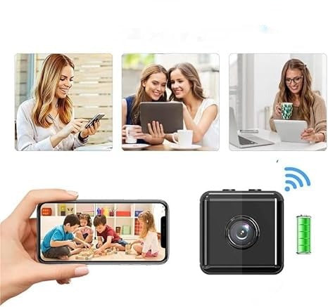 SafeSecu - Draadlozer HD 1080P Wifi beveiligingscamera, Waterdicht Voor Binnen- En Buitenhuis, Bediening Met app