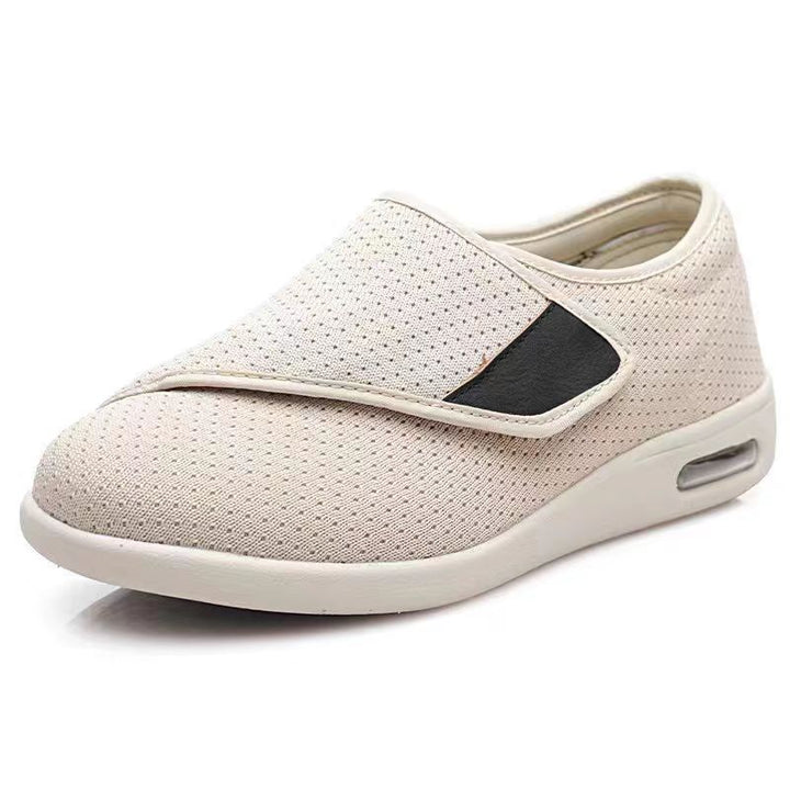 Brede diabetische schoenen voor gezwollen voeten