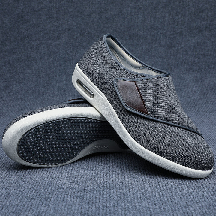Brede diabetische schoenen voor gezwollen voeten