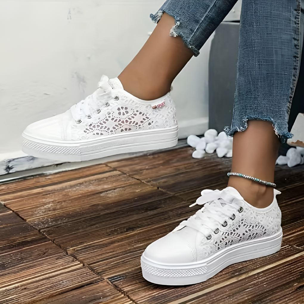 Casual mode kanten sneakers