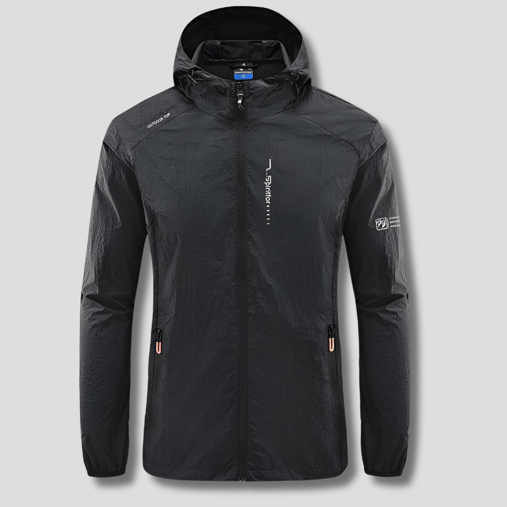 Ultralichte, wind- en zonbestendige zomerjas met capuchon voor heren