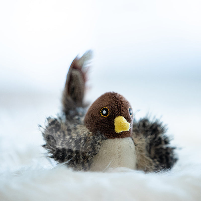 Gesimuleerde tjilpende vogel