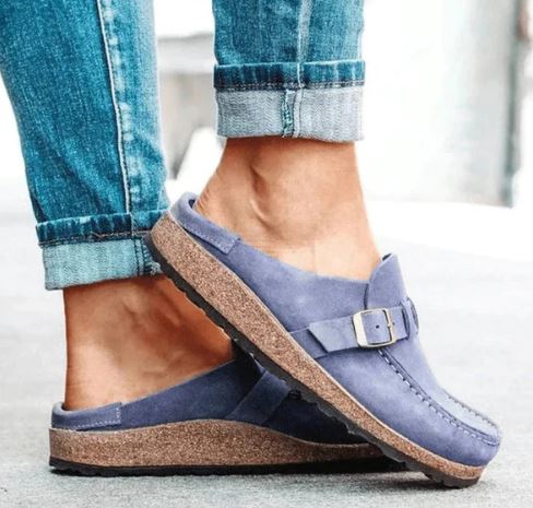 orthopedische dames instappers met sluiting chique elegant comfortabel voetondersteunend loafers